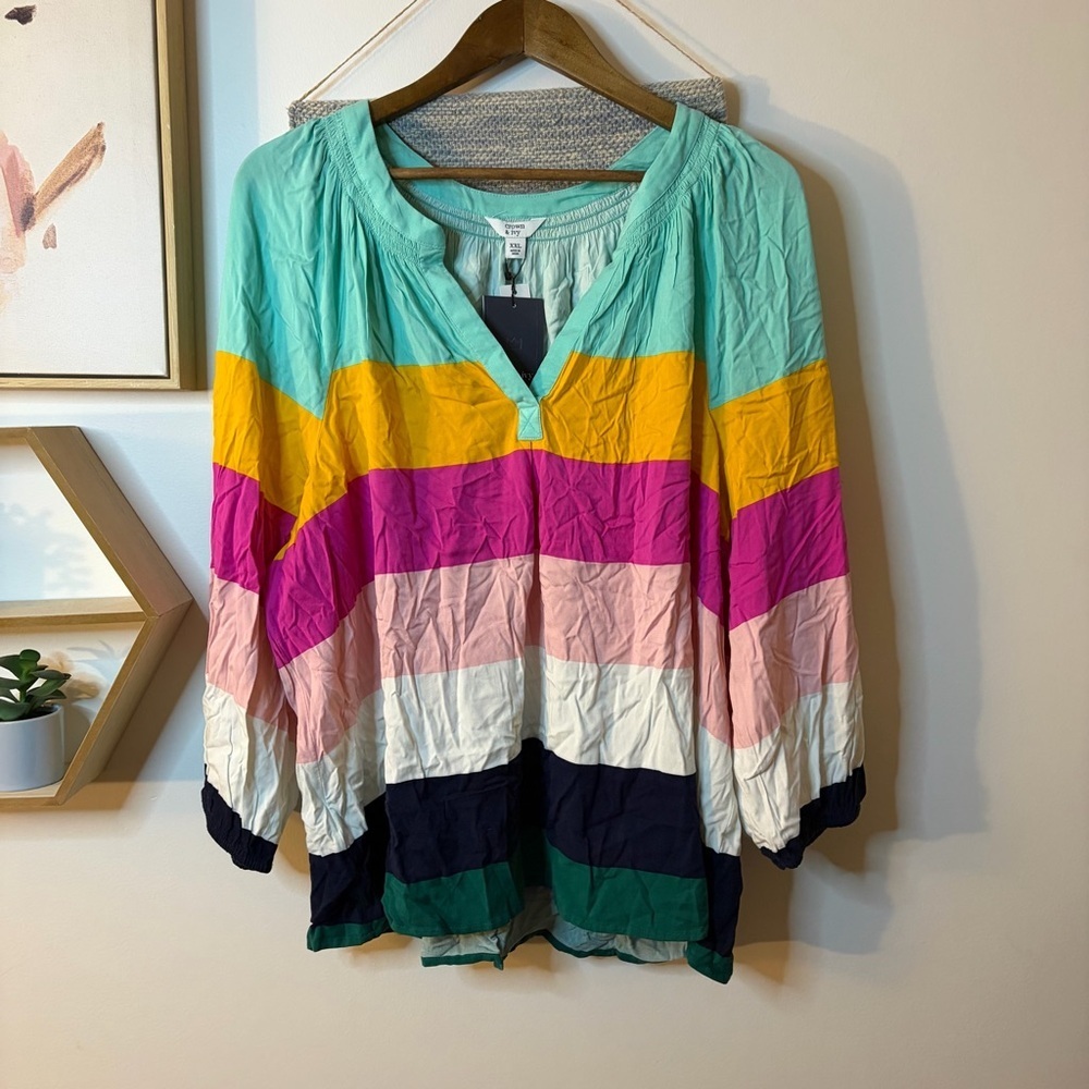 NWT Crown & Ivy Blouse XXL